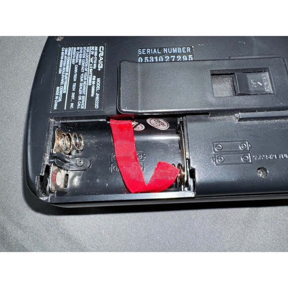 Craig JH6222D Stereo AM/FM Radio Cassette Player Tested And Works - Picture 5 of 6